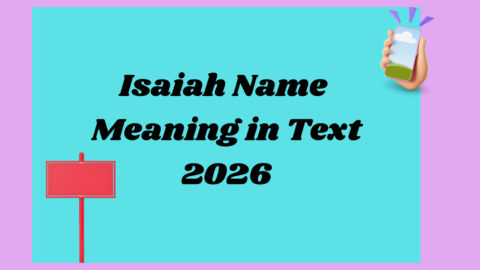 Isaiah Name Meaning2026