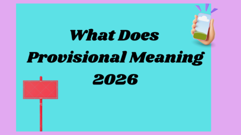 Provisional Meaning2026