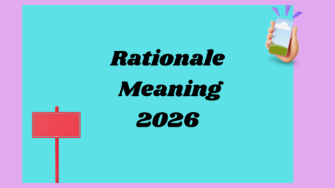 Rationale Meaning2026