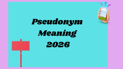 Pseudonym Meaning2026